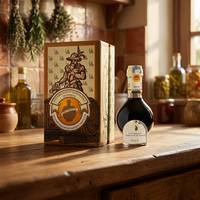 Vinaigre balsamique traditionnel DOP vieilli de Modène de 100ml sous forme liquide 12 bouteilles par boîte