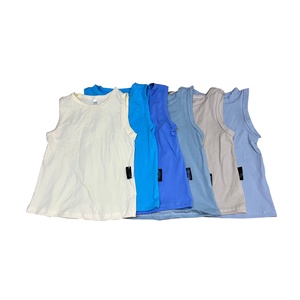 Camicie senza maniche in cotone elasticizzato personalizzato per bambini - Product Image 2