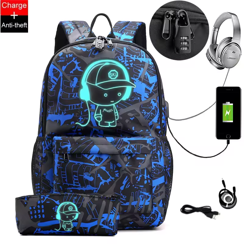 Wholesale New Leisure Fabric High Quality School Bags