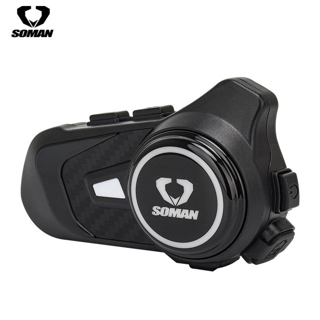 1000m BT HELMET Intercom for Motorcycle Helmet&Sport Casco Support 3 Riders Wireless Talkie Soman S2