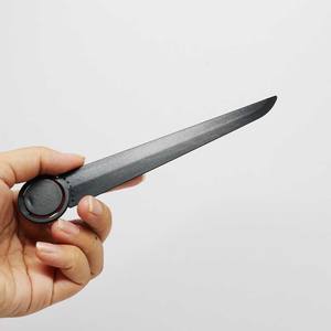 Apribottiglie regalo promozionale colore giallo trasparente 100% apriscatole per buste a forma di coltello lungo in plastica - Product Image 3