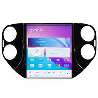 Compatible avec les modèles VW Tiguan 2010-2017 dotés d'un écran vertical IPS de 10,4 pouces, navigation GPS Android, tableau de bord