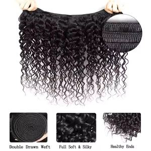 <span class=keywords><strong>Prix</strong></span> de gros Petits paquets bouclés crépus 100% cheveux vierges indiens bruts non transformés Cheveux humains afro crépus pour le tressage - Product Image 3