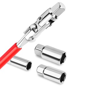 T-type Spark Plug Wrench <strong>Socket</strong> 16mm <strong>18mm</strong> 21mm Joint Spark Plug Spanner <strong>Socket</strong> Wrench Remover Installer Vehicle Tools T-Key - Product Image 4