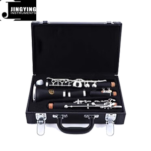 2023 Jingying Musique <span class=keywords><strong>Instrument</strong></span> à vent en <span class=keywords><strong>bois</strong></span>, corps en bakélite dur bouton en <span class=keywords><strong>cuivre</strong></span> plaqué argent <span class=keywords><strong>clarinette</strong></span> allemande - Product Image 5