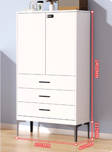 Armoire de rangement moderne en acier, fer et métal pour entrepôt de gymnase de studio de bureau à domicile-pour stocker des documents et des livres - Product Image 5