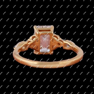 Bague unisexe en argent 925 plaqué or à forte demande avec certificat IGI pour mariage, fiançailles, soirée, disponible à prix d'exportation - Product Image 3