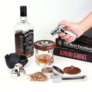 Design Custom Logo Whiskey Smoker <b>Kit</b> | Portable Stainless Steel Smoking Gun Set | Luxury Cocktail Gift for Corporate Client - Product Image 4