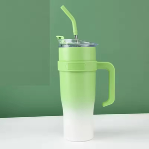 Gobelet isotherme à double paroi en acier inoxydable à large ouverture de 1250 ml, thermos portable pour le bureau, l'extérieur et la voiture, tasse isotherme 12-24h - Product Image 2