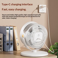 Ventilateur de circulation d'air portable, réglable en hauteur, pour bureau et sol, ventilateur électrique haute puissance pour la maison, le dortoir et l'extérieur
