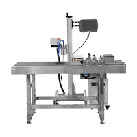 Máquina de Marcado Láser UV Volante, Nueva, para Codificación de Número de Serie, Fecha de Producción y Caducidad, 5W 10W 15W, Refrigerada por Aire, Automática