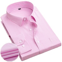 Chemise à manches longues pour homme, printemps-été, décontractée, en coton, sans repassage, haute qualité, respirante, à rayures, nouvelle collection