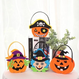 Kit <span class=keywords><strong>DIY</strong></span> pour sacs de bonbons d'Halloween : Créez vos propres sacs cadeaux en feutre pour enfants, idéal pour les fêtes d'Halloween - Product Image 6