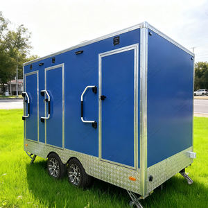 Toilette portable de luxe avec sauna à vapeur sèche et douche pour une utilisation en extérieur dans les stations balnéaires haut de gamme - Product Image 3