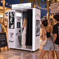Imprimante photo instantanée commerciale en libre-service Purikura coréenne à écran tactile/appareil photo reflex pour machine de photomaton de parc à thème