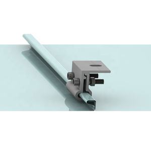 <span class=keywords><strong>Precio</strong></span> de fábrica Techo de costura de pie Montaje solar Inclinación fija Estantería solar Abrazadera solar Montaje de techo de metal - Product Image 4