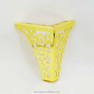 Made in China ALTA qualidade Gold Plating Polimento venda quente Bom Preço Hardware Modern Table Leg Ferro Sofá Pernas