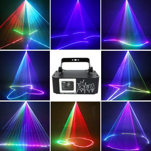 Proiettore animato con una testa Wuzstar con raggio Laser a Stock locale con tariffe gratuite per DMX apparecchiature per luci da palco con telecomando - Product Image 2