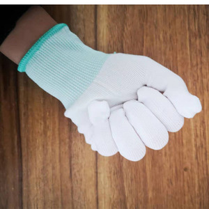 Gants de travail en nylon QL, 13 points de couture, SML, respirants, pour l'usine et la transformation alimentaire - Product Image 5