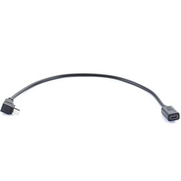 Connecteur Micro5p mâle à 90 degrés gauche/droite, adaptateur d'extension Type-C femelle, câble en PVC, compatible avec les appareils Android