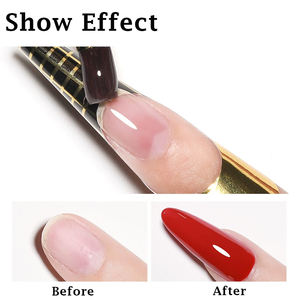 Marque privée 15ML Gel de construction rapide transparent Gel de construction rapide français LED UV Non toxique Vegan Gel de <span class=keywords><strong>vernis</strong></span> à ongles <span class=keywords><strong>semi</strong></span>-<span class=keywords><strong>permanent</strong></span> - Product Image 4