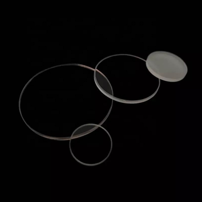 Заводское прозрачное стекло JGS3 с дальним инфракрасным плавленым кварцевым стеклом, диск NIR Window @ 260-3500 нм