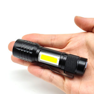 Mini Linterna LED Recargable para Exteriores <span class=keywords><strong>con</strong></span> Zoom, Alimentada por 14500/AA, Linterna Táctica Mini LED <span class=keywords><strong>con</strong></span> Clip de Bolsillo - Product Image 5