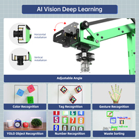 Hiwonder JetMax Python programable JETSON NANO ROS código abierto AI Vision reconocimiento Robot educativo brazo robótico Kits