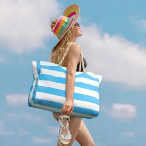 Correa de hombro larga y suave personalizada, bolsas personalizadas para mujer, Vendedores de bolsos de lujo para mujer, bolso de playa impermeable