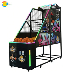 Máquina de Baloncesto Electrónica de Lujo para Interiores, Operada con Monedas, Equipo de Tiro al Aro - Product Image 1