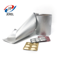 Rouleau de feuille d'aluminium souple JEREL, formé à froid pour l'emballage pharmaceutique sous blister, feuille d'aluminium composite imprimée Alu Alu