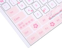 Autocollants universels pour clavier anglais Autocollants pour clavier mécanique en PVC avec motif clair pour ordinateur portable Ordinateur de bureau