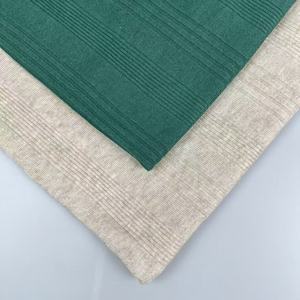 190gsm tejido de una sola costilla aguja gruesa tejer suéter chaleco 50% rayón 30% poliéster 20% nailon viscosa-poliéster para vestido - Product Image 4