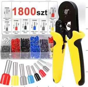 Kit de pinces à <span class=keywords><strong>sertir</strong></span> en acier au carbone de qualité industrielle, mâchoires de sertissage à <span class=keywords><strong>cliquet</strong></span> pour cosses HSC8, outil pour bornes CE/Reach - Product Image 3