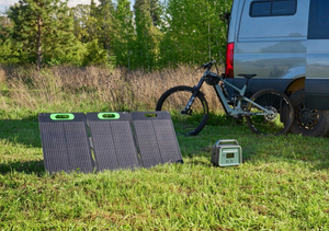 Panneau <span class=keywords><strong>solaire</strong></span> <span class=keywords><strong>pliable</strong></span> monocristallin OEM à bas prix 100W avec USB et Type-C, efficacité de 21,8%, cuisinière <span class=keywords><strong>solaire</strong></span> portable - Product Image 5