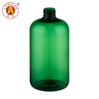 Accessoires de salle de bain, distributeur de détergent en plastique de 500 ml, flacon distributeur PET, distributeur de savon pour les mains et de lotion de luxe