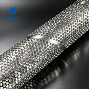 Tube filtrant perforé en acier inoxydable sur mesure, production OEM - Product Image 5