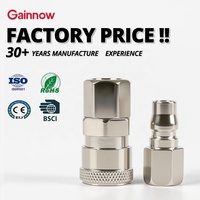 Raccord rapide pneumatique de type japonais Gainnow SF20 avec filetage femelle 1/4 pouce, connecteur de tuyau de compresseur d'air