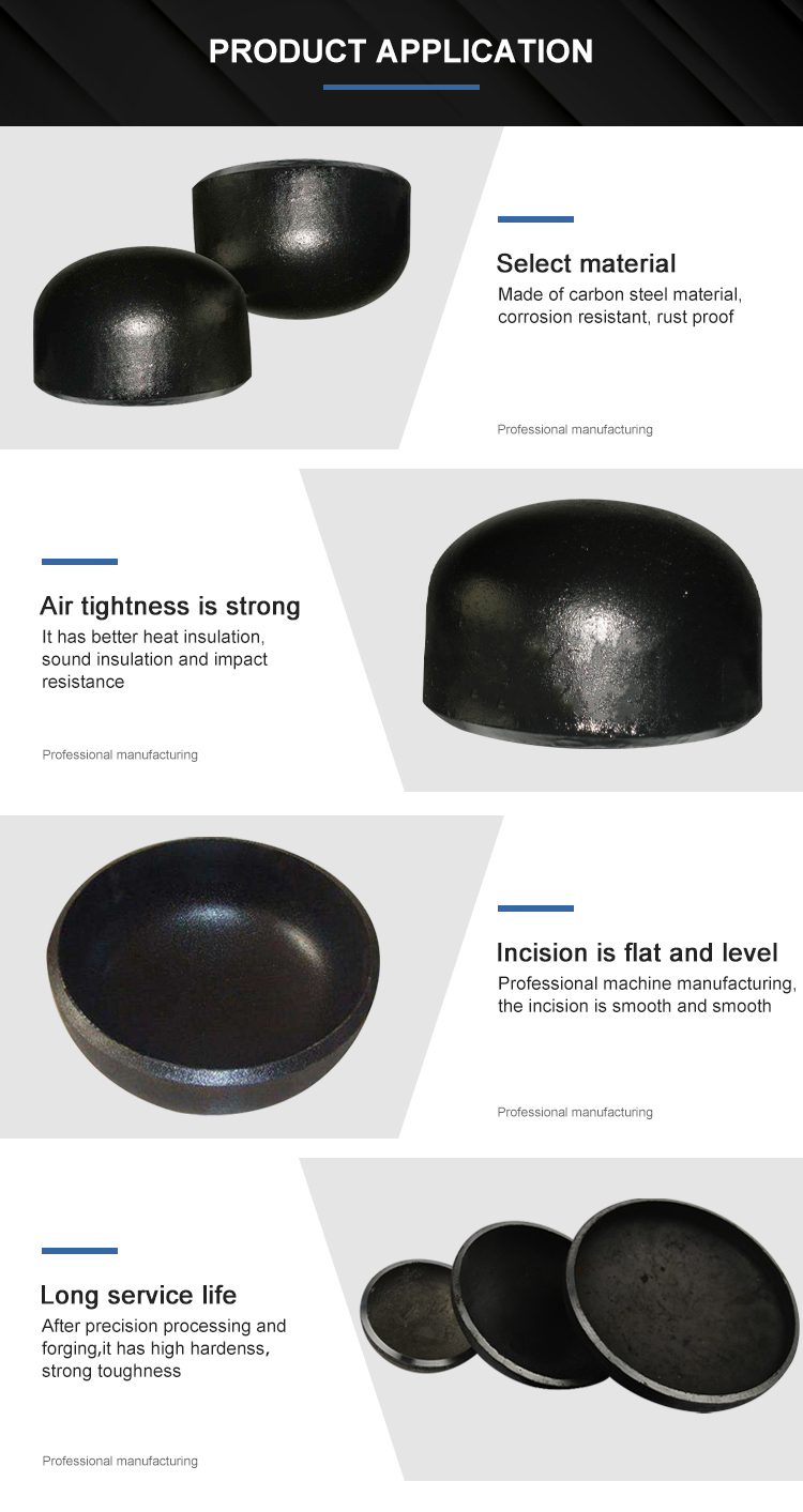 Large Alloy Carbon Steel Stainless Steel Pipe Segmented Elliptical Head Elliptical End Cap