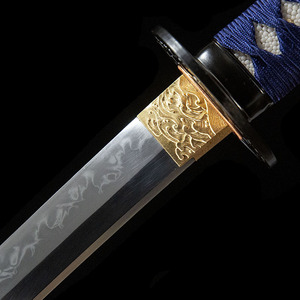 Coltelli da allenamento artigianali Longquan Samurai 102CM Demon Child, coltelli da combattimento con temperatura a umido in acciaio T10, prop cosplay, regalo da uomo - Product Image 3