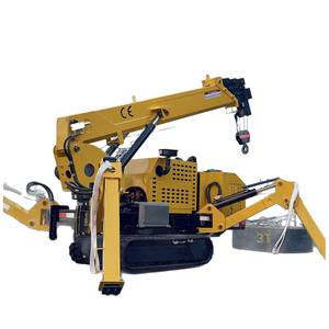 Grue araignée automatisée à bras pliant 2,5 tonnes – Équipement de levage hydraulique mobile pour intérieur et extérieur - Product Image 5