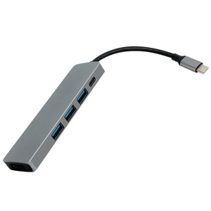 VCOM 5 in 1 Docking Station Computer per telefono OTG sincronizzazione dati HDMI 4K <span class=keywords><strong>Hub</strong></span> <span class=keywords><strong>USB</strong></span>-<span class=keywords><strong>C</strong></span> 5Gbps PD3.0 carica di potenza - Product Image 3