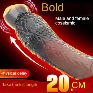 Juego de dientes de lobo dragón TPE de alta calidad para crecimiento y agrandamiento del pene, juguete sexual para adultos para hombres - Product Image 3