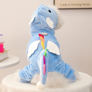 Fleece-lined warm <b>clothes</b> for dogs and <b>cats</b>, autumn and winter outfits for dragons - Product Image 1