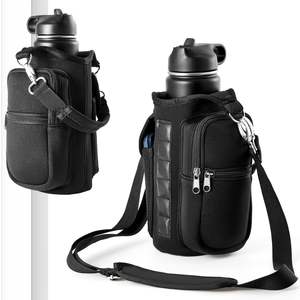 Bolsa de Gimnasio Magnética con Porta Botella de Agua Magnético, Bolsillo para Teléfono, Asa y Correa para el Hombro, 6 Imanes Integrados, Funda para Botella - Product Image 1