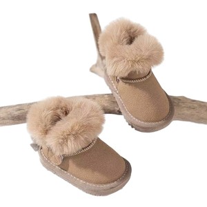 Nouvelles bottes d'hiver pour enfants 2025, bottes en polaire pour filles, chaussures en coton chaudes, semelles souples, bottes de neige épaisses pour tout-petits de haute qualité - Product Image 5