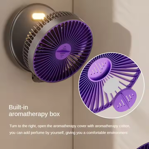 Nouveau ventilateur <span class=keywords><strong>de</strong></span> bureau 2026, rechargeable par USB, avec veilleuse, quatre-en-un, pliable, pour la circulation <span class=keywords><strong>de</strong></span> l'air et le refroidissement. - Product Image 3