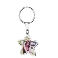 Porte-clés personnalisés à motifs. Transfert de chaleur Keychains, blanc de sublimation Keychains Keychain de forme irrégulière