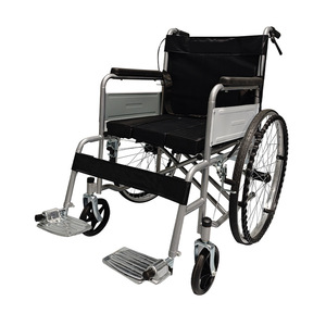 Folding Manual Wheelchair Lightweight Portable <b>Spoke</b> <b>Wheel</b> U Brake For Disabled And Elderly - Product Image 3