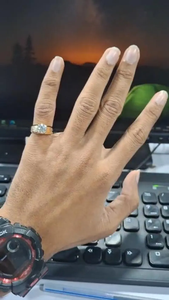 Anillo de Compromiso con Diamante Cultivado en Laboratorio de 1 Quilate, Corte Redondo, Oro Amarillo de 14K, Joyería Fina para Novia - Product Image 6